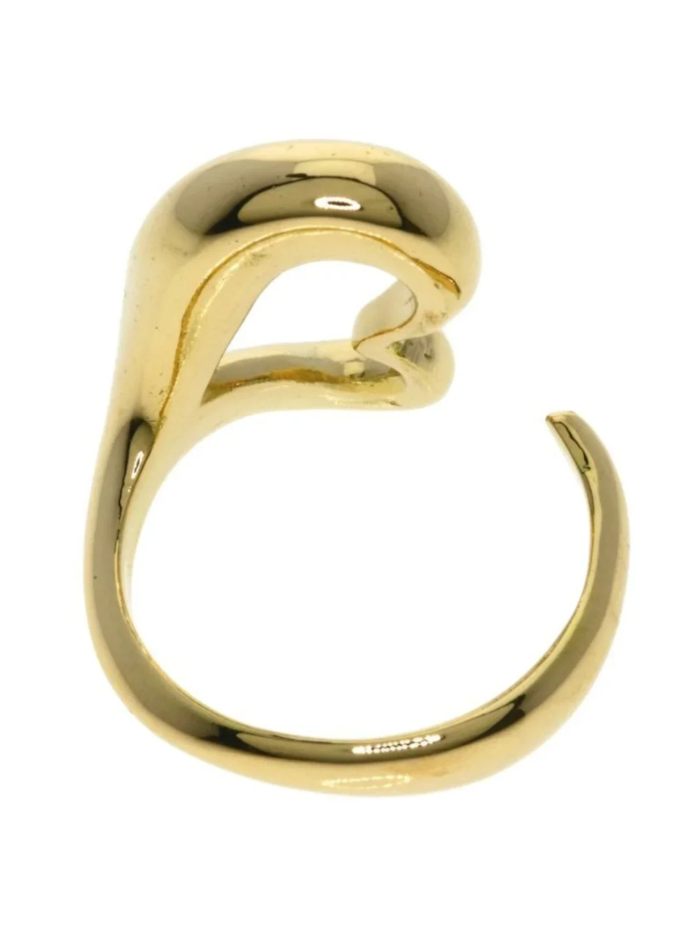 Tiffany & Co Open Heart Ring 18k Yellow Gold